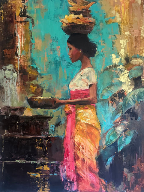 Everyday Reverence, original oil painting by Rebecca MacLeod