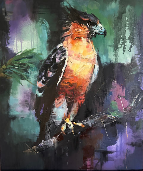 Higher Self, original oil painting by Rebecca MacLeod