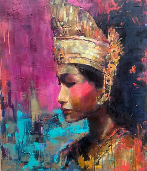 Majestic Disorder, original oil painting by Rebecca MacLeod