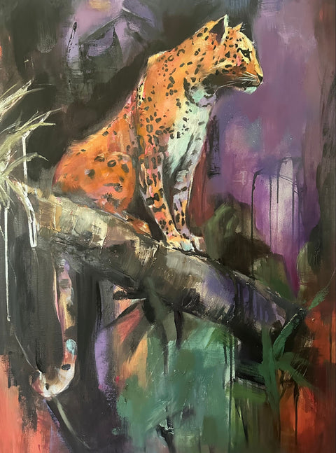 Repose, original oil painting by Rebecca MacLeod